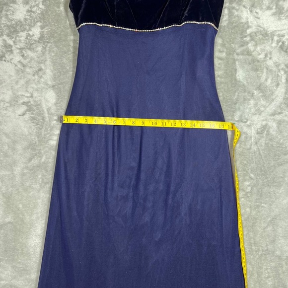 Vintage Prom Evening Dress Size: 13/14 Purple/Black Indie Fairycore Y2K Glitter - Picture 12 of 13